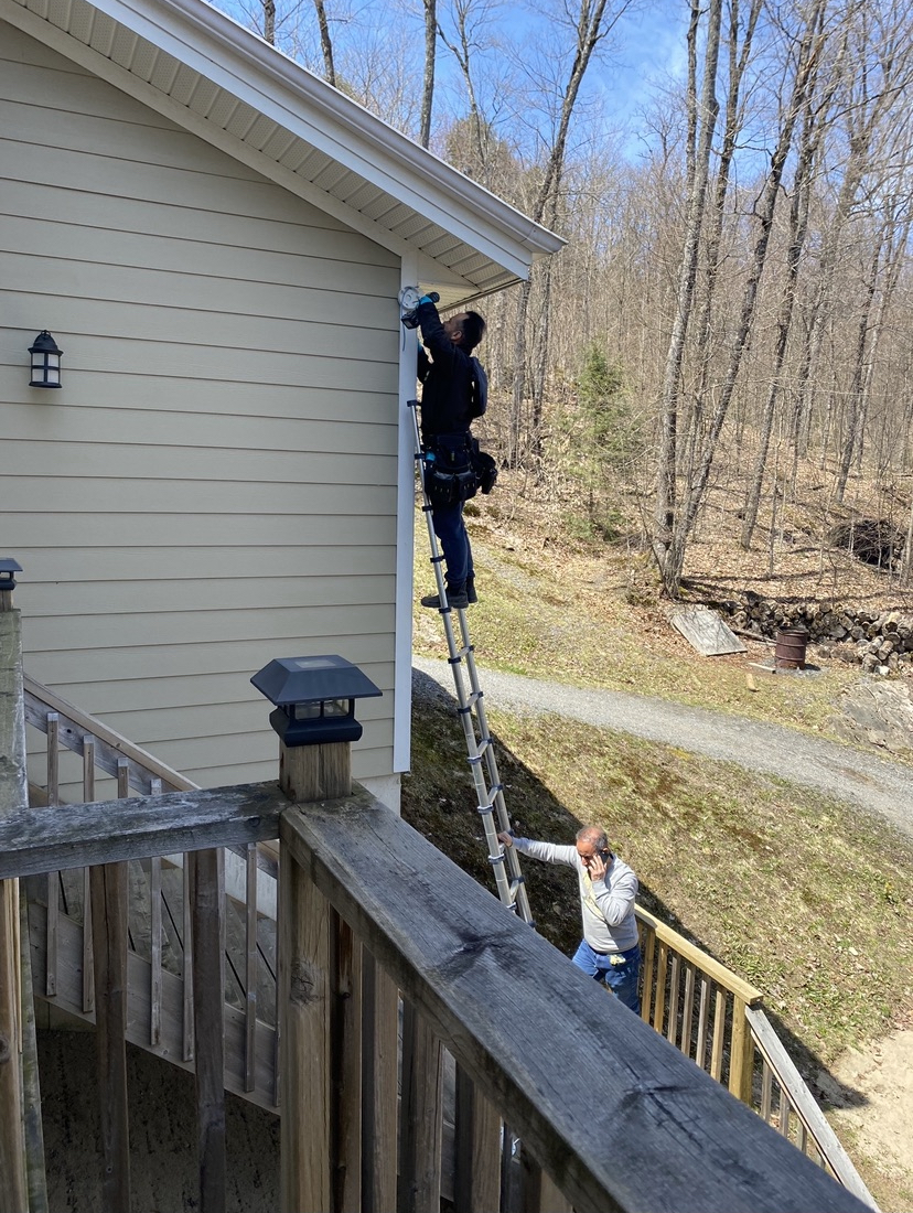 On-site install — rural property