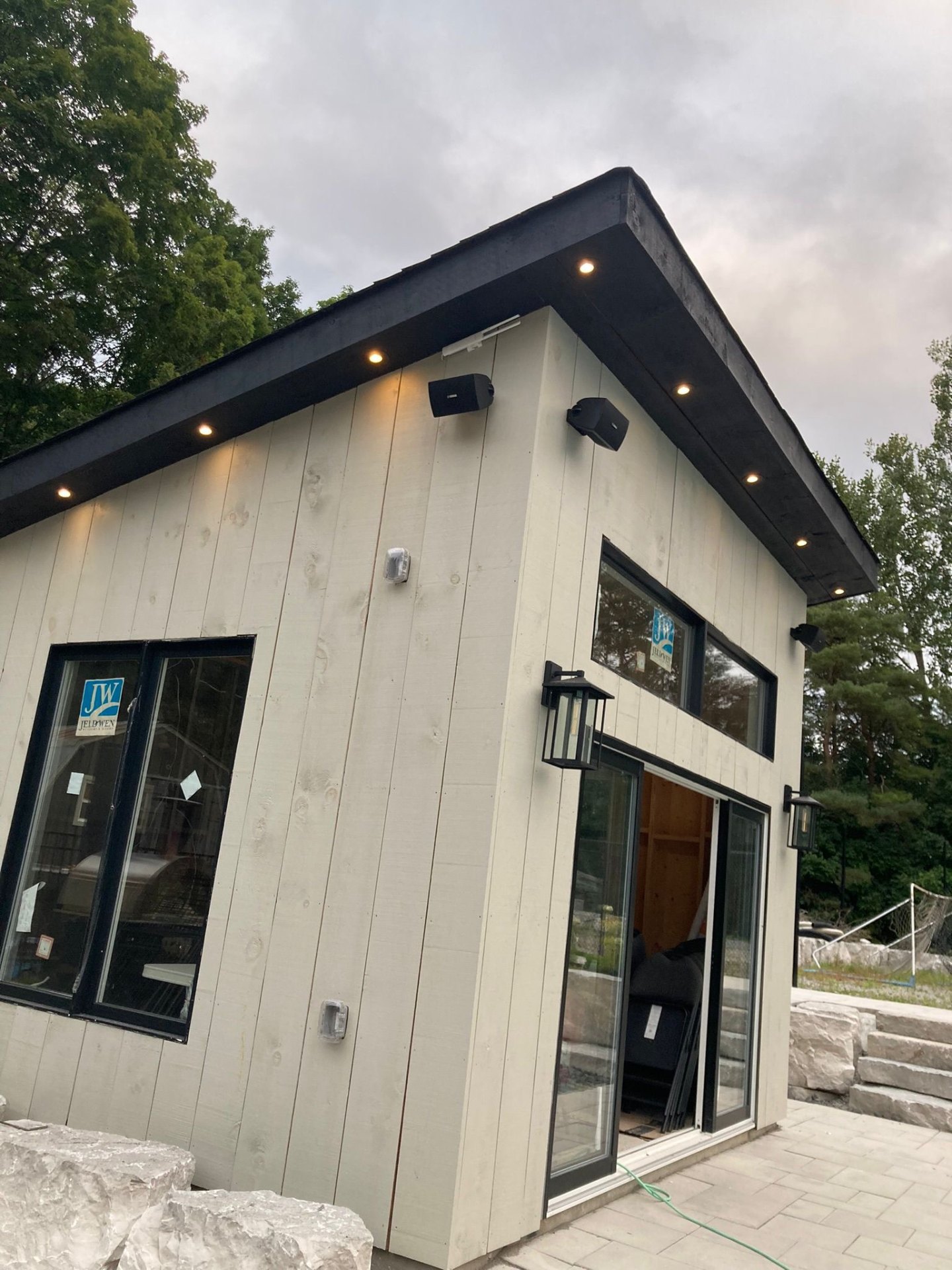 Cabana audio + accent lighting